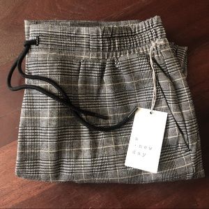 Plaid Ankle Length Pull-On Pants A New Day Target